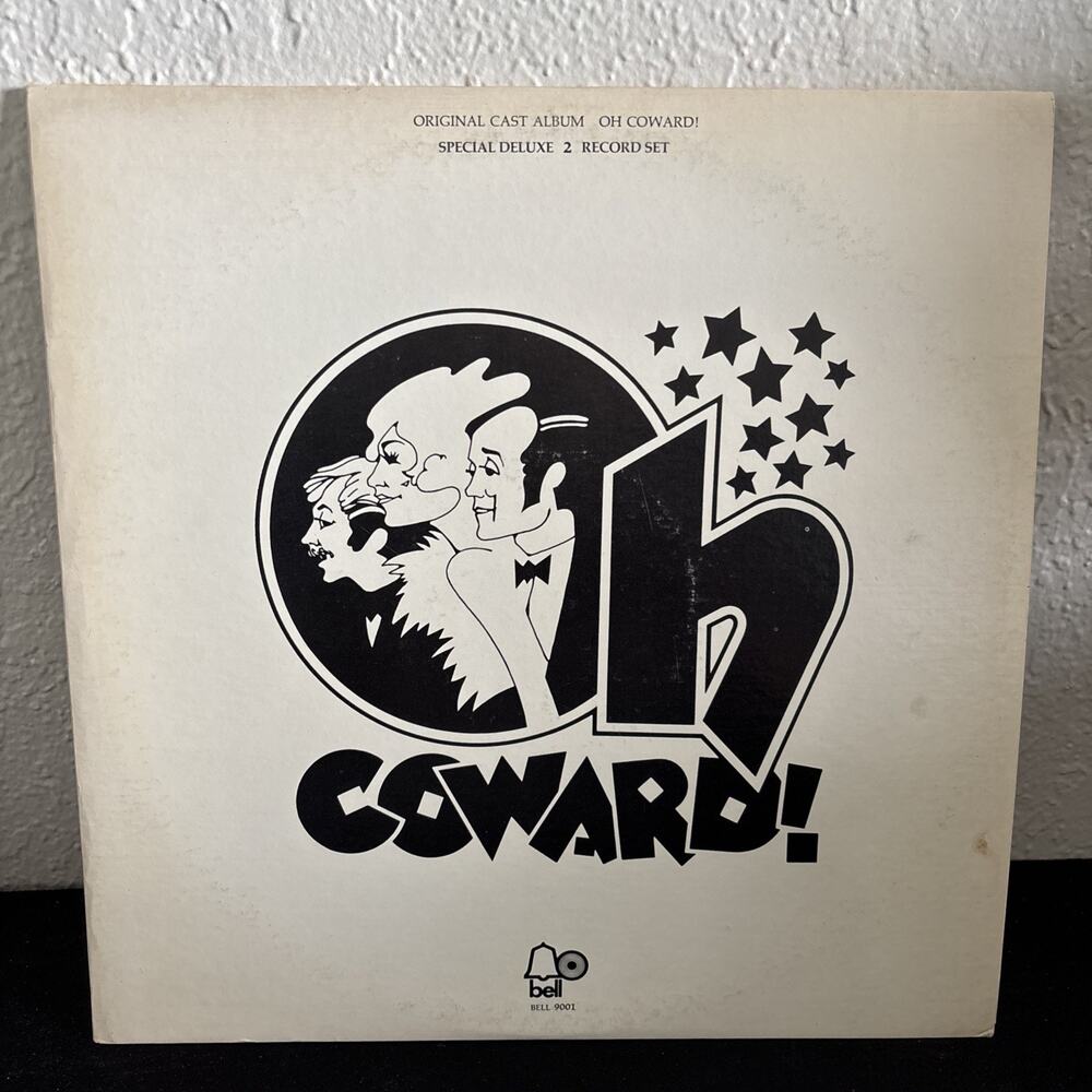 OH COWARD! Original Cast Album 2 LP Vinyl Bell 9001 Al Brown 1972 1st Edition